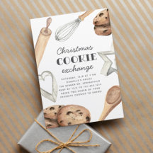 Waterverf Kerstkoekjesuitwisselingspartij