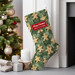  Waterverf kerstkous gepersonaliseerd Grote Kerstsok