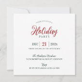 Waterverf Kerstkrans rood groen bloemig Kaart (Achterkant)