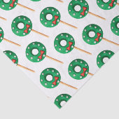 Waterverf Kerstkrans Taart Poppen Tissuepapier (Detail)