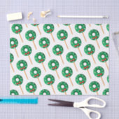 Waterverf Kerstkrans Taart Poppen Tissuepapier (Craft)