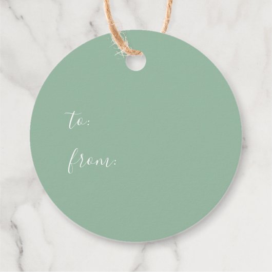 Waterverf kerstlampjes Labels (Achterkant)