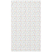 Waterverf kerstlampjes tafelkleed (Voorkant)