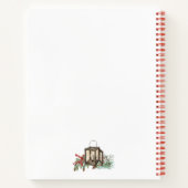 Waterverf Kerstlantaarn Pijnboombessen Recept Notitieboek (Achterkant)