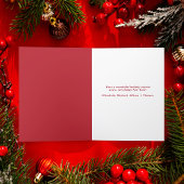 Waterverf kerstlantern Greenery Feestdagen Kaart