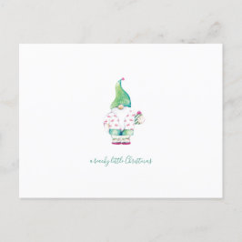 Waterverf Kerstman Briefkaart