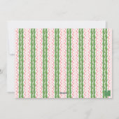 Waterverf Kerstman Hond Foto Feestdagenkaart (Achterkant)