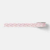 Waterverf Kerstman Kerstcocktailparty Grosgrain Lint (Voorkant)