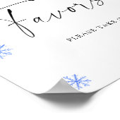 Waterverf kerstmannenhoed rood - Favorieten Poster (Hoek)
