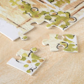 Waterverf kerstmarkt in Duitsland Jigzaag Puzzle Legpuzzel (Zijkant)