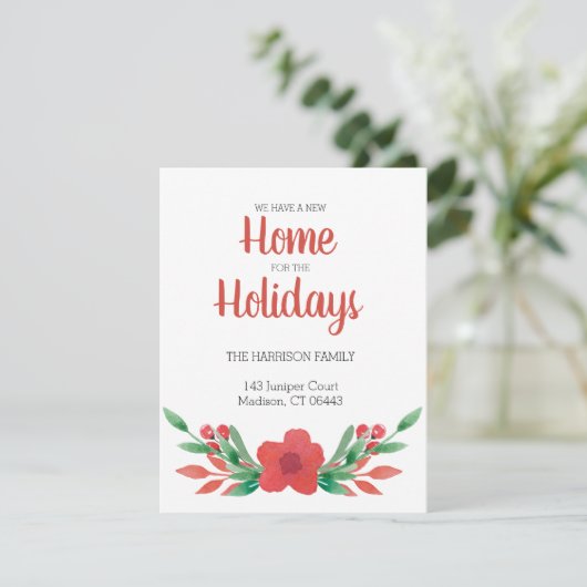 Waterverf Kerstmis: aankondiging (Staand voorkant)