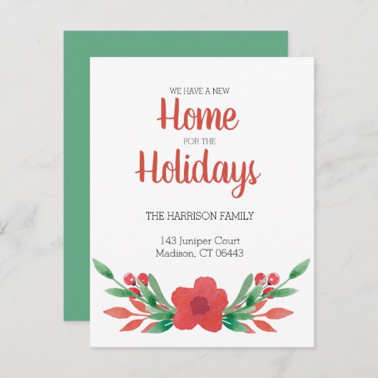 Waterverf Kerstmis: aankondiging (Voorkant / Achterkant)