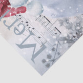 Waterverf Kerstmis IJsbeer en Welp Tissuepapier (Detail)