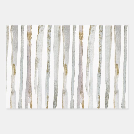 Waterverf Kerstmis. Inpakpapier Vel (Voorkant)