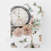  Waterverf Kerstmis Inpakpapier Vel (In situ)