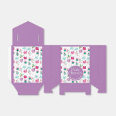 Waterverf kerstmis met handschilderd patroon bedankdoosjes (Uitgevouwen)