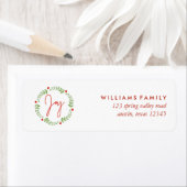 Waterverf Kerstmis met "Joy" Etiket (Insitu)