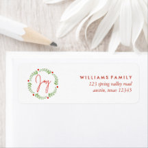 Waterverf Kerstmis met "Joy"