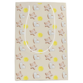 Waterverf kerstmis met Lemon Ginger Bread Medium Cadeauzakje