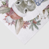 Waterverf kerstmis met Polka Dot Bow Tissuepapier (Detail)