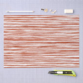 Waterverf kerstmis met rode en witte strepen  tissuepapier (Craft)