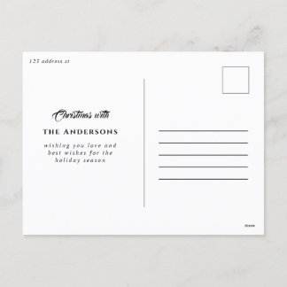 waterverf - kerstmis met vakantie h feestdagenkaart