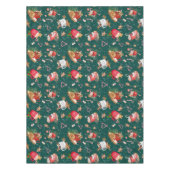 Waterverf Kerstmis Mokken van Caca Marshmallows Tafelkleed (Voorkant)