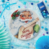  Waterverf Kerstmis Papieren Bordje (Feest)