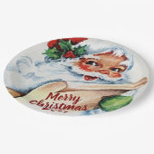  Waterverf Kerstmis Papieren Bordje (Gekanteld)