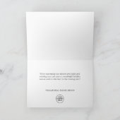 Waterverf Kerstmis Poinsettia Corporate Greeting Feestdagen Kaart (Binnen)