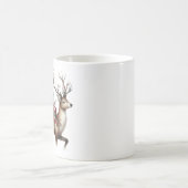 Waterverf Kerstmis rendieren Koffiemok (Center)