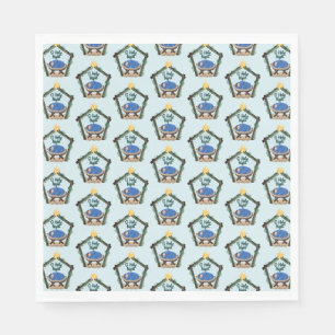 Waterverf kerstmis servet