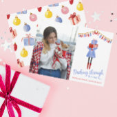 Waterverf Kerstmis Shopping Mode Meisje Feestdagenkaart