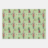 Waterverf Kerstmis Shopping Mode Meisje Inpakpapier Vel (Voorkant 3)