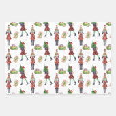 Waterverf Kerstmis Shopping Mode Meisje Inpakpapier Vel (Voorkant 2)