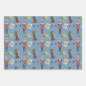 Waterverf Kerstmis Shopping Mode Meisje Inpakpapier Vel (Voorkant)