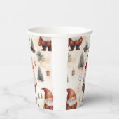 Waterverf Kerstmis Sinterklaas 2 - Papieren Bekers (Rechts)