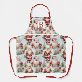 Waterverf Kerstmis Sinterklaas 3 - Schort