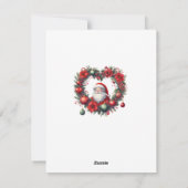 Waterverf Kerstmis Sinterklaas - Feestdagenkaart (Achterkant)