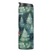 Waterverf Kerstmis Sinterklaas - Thermosbeker (Geroteerd rechts)