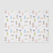 Waterverf kerstmis tissuepapier (Voorkant)