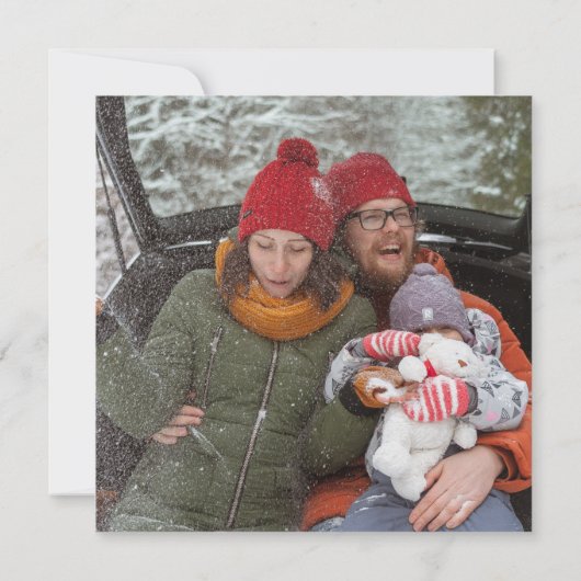 Waterverf Kerstmis Wenskaarten (Achterkant)