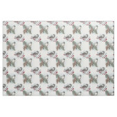 Waterverf Kerstmis wintercichorei Stof (Fat Quarter)