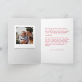 Waterverf Kerstmis Wreath Feestdagen Kaart (Binnen)