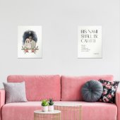 Waterverf Kerstmisbijbelvers Muurkunst Sets (Woonkamer)