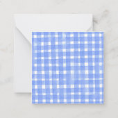 Waterverf kerstMode Girl Gift Enclosure Notitiekaartje (Achterkant)