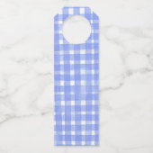 Waterverf kerstMode Meisje met Cadeaus Flessenhanger (Achterkant)