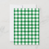 Waterverf kerstMode Meisje op maat Bedankkaart (Achterkant)