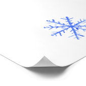 Waterverf kerstmuts poster (Hoek)