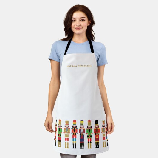 WATERVERF KERSTNOOTKRAKERS SCHORT (Gedragen)